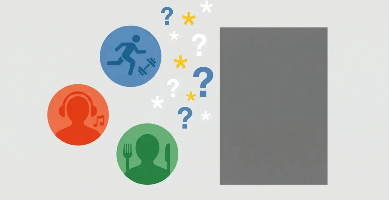 Représentation symbolique de la inadéquation entre avantages salariés génériques et besoins individuels.